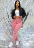 High Waist Butt Lift Levanta Cola Mauve Jeggings sold by Moda