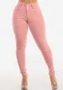 High Waist Butt Lift Levanta Cola Mauve Jeggings sold by Moda