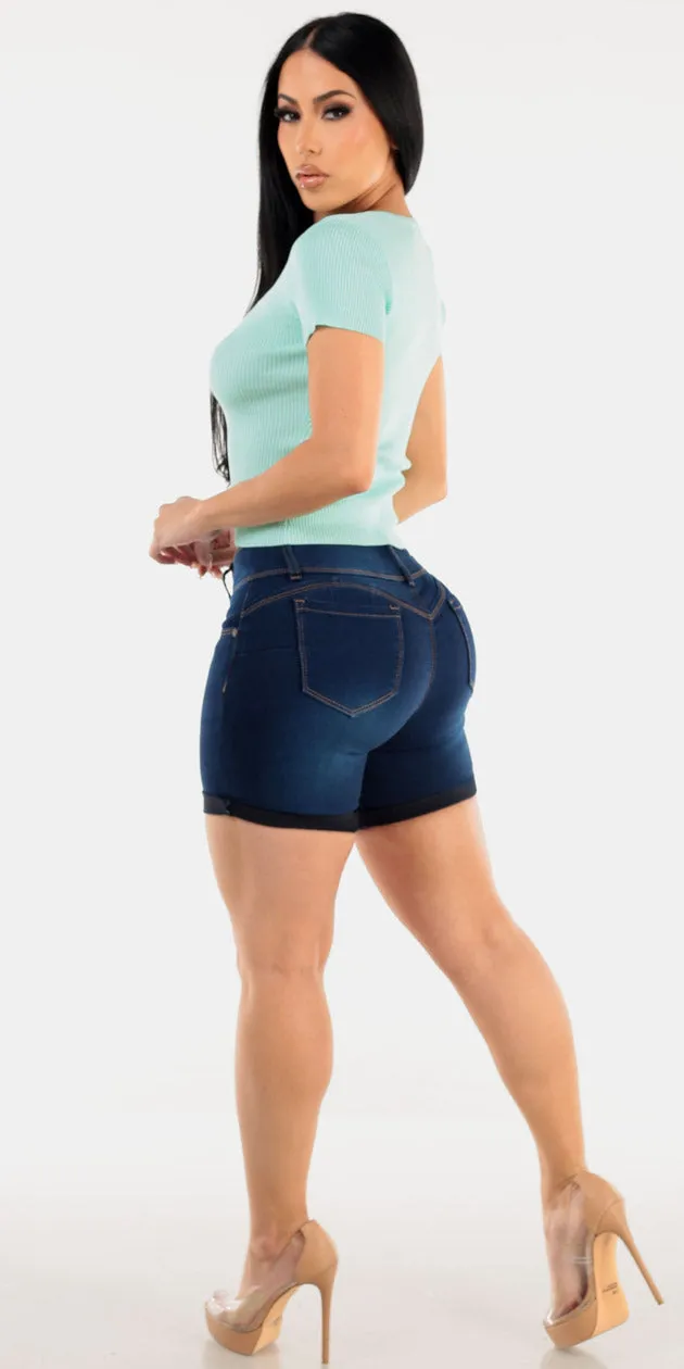 Ribbed Butt Lift Denim Look sold by Moda product image thumbnail 2