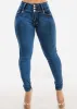 Butt Lift High Waist Skinny Jeans Acid Wash sold by Moda