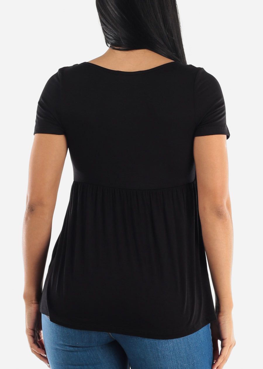 Cute Short Sleeve Casual Top sold by Moda product image thumbnail 4