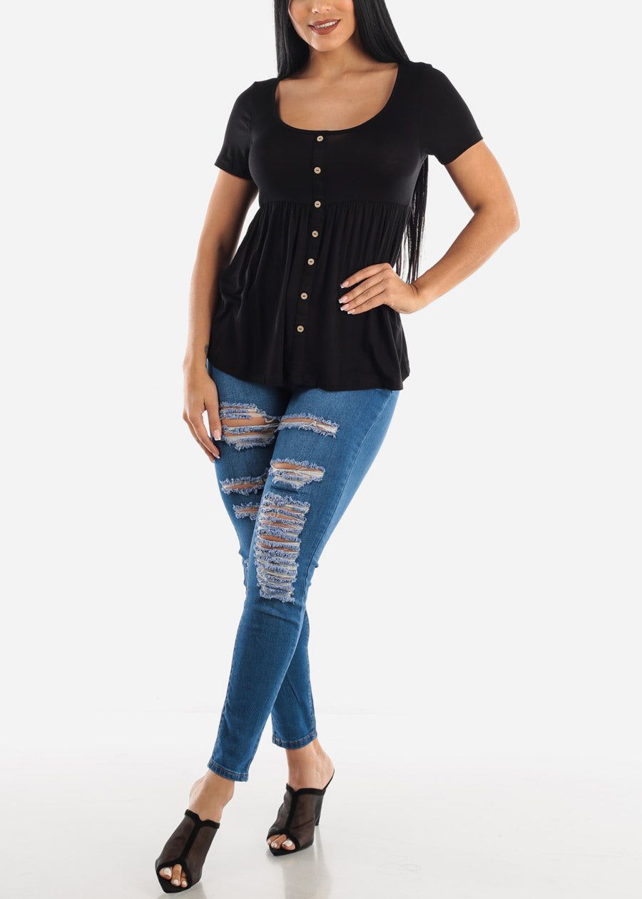 Cute Short Sleeve Casual Top sold by Moda product image thumbnail 2