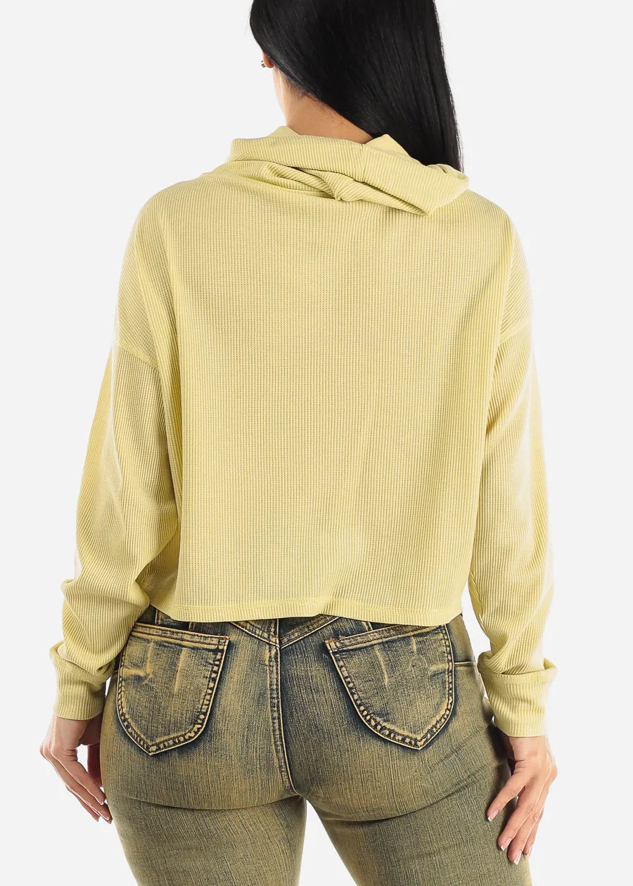 Boxy Long Sleeve Cowl Neck Pullover Lime sold by Moda product image thumbnail 4