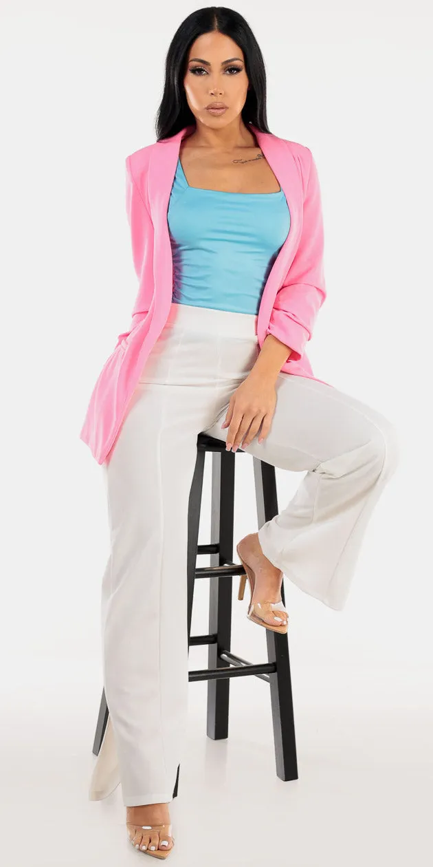 Pink Blazer & White Pants Trio sold by Moda