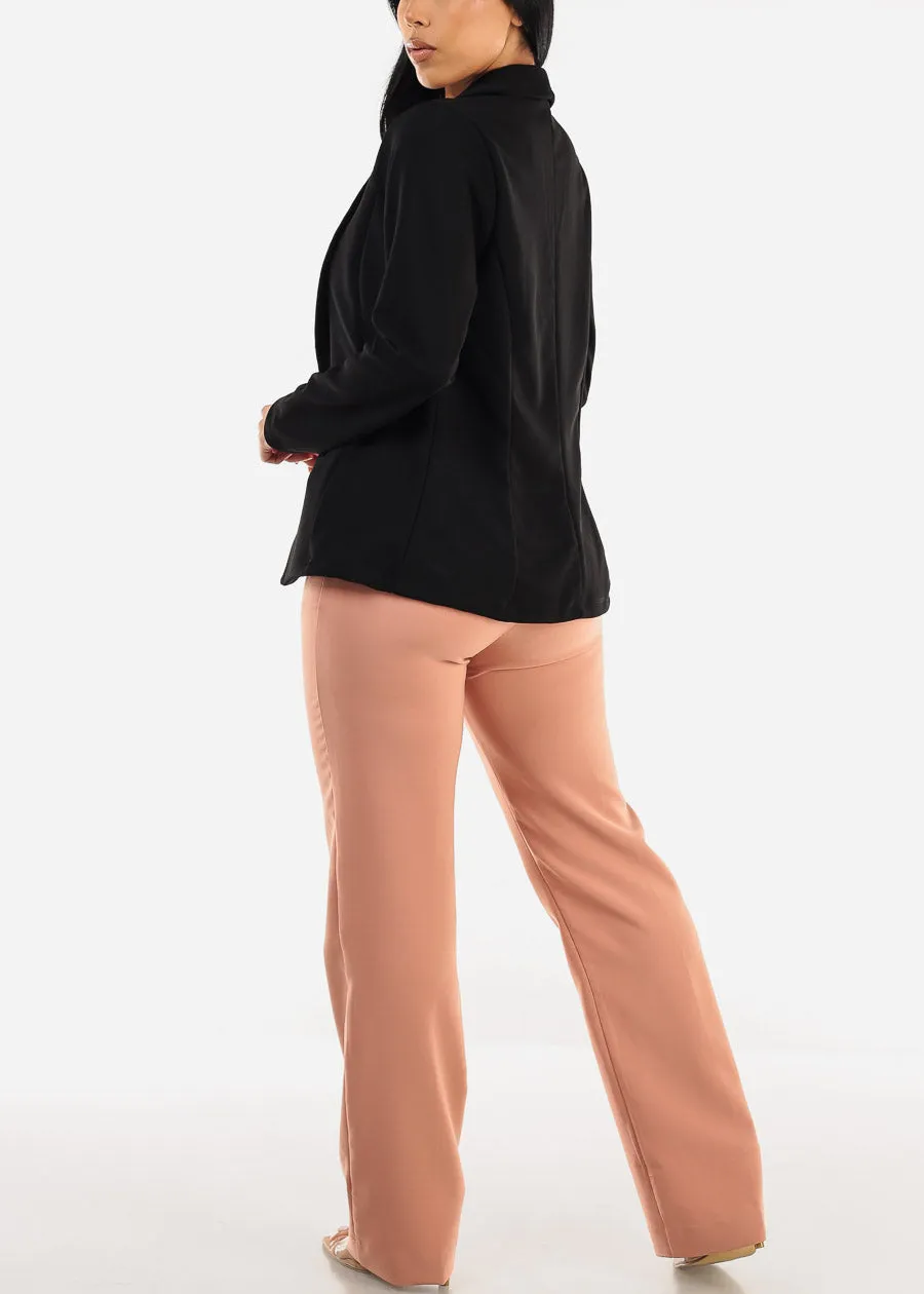 High Waist Formal Straight Dress Pants Dusty Pink sold by Moda product image thumbnail 5