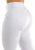 White High Waisted Levantacola Skinny Jeans sold by Moda