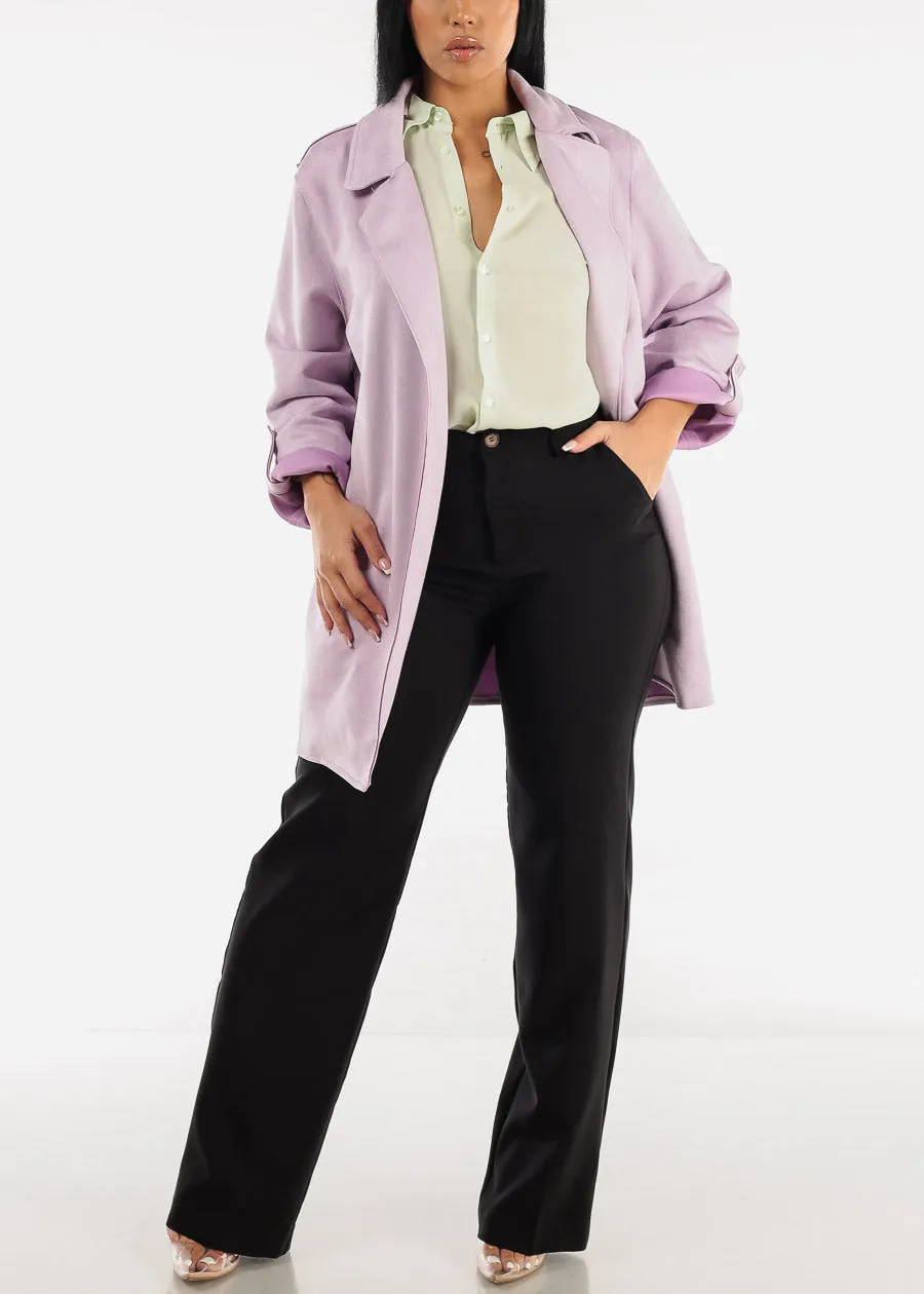 Chiffon Long Sleeve Collared Blouse Light Sage sold by Moda product image thumbnail 2