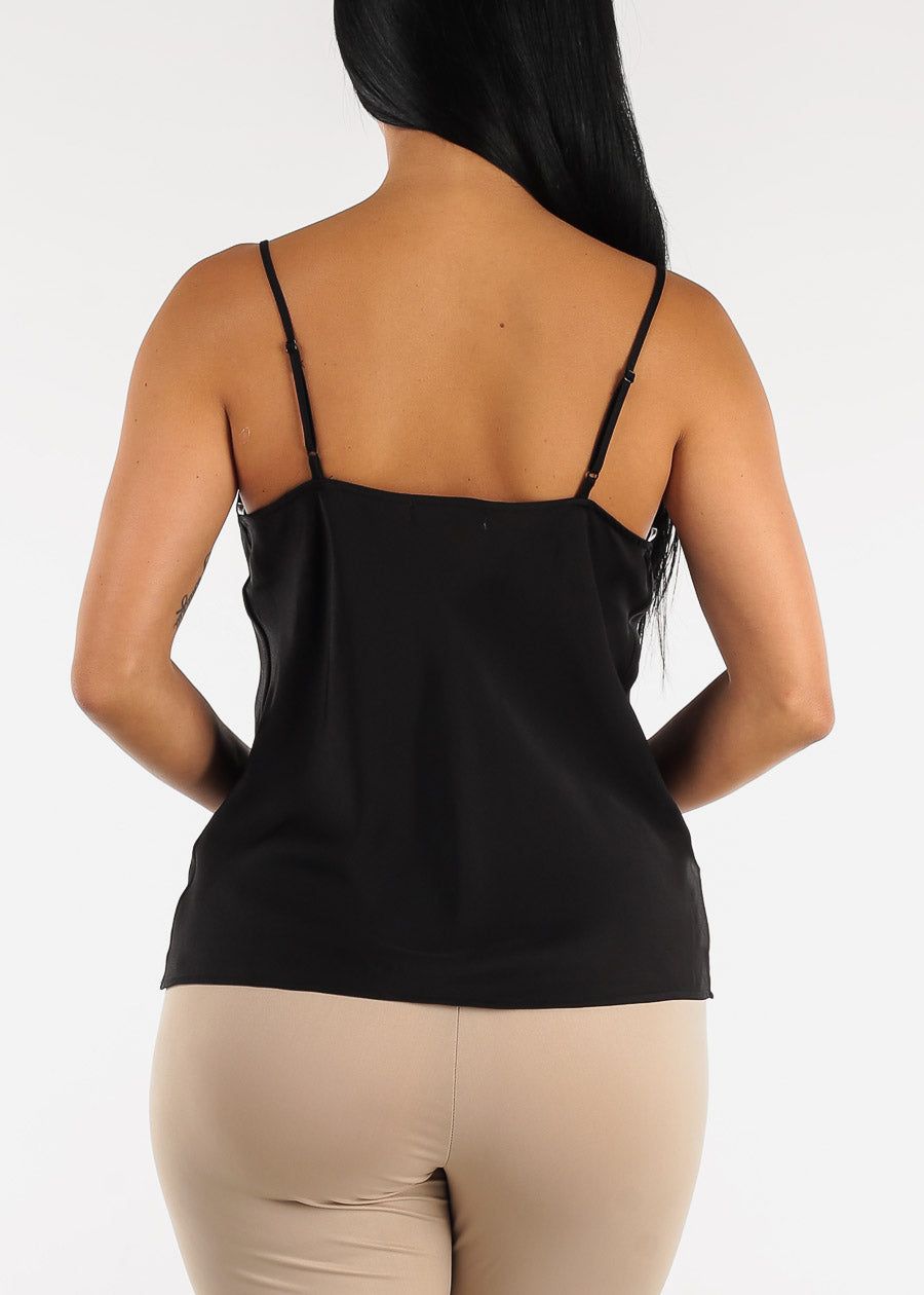 Sleeveless Cowl Neckline Cami Top Black sold by Moda product image thumbnail 4