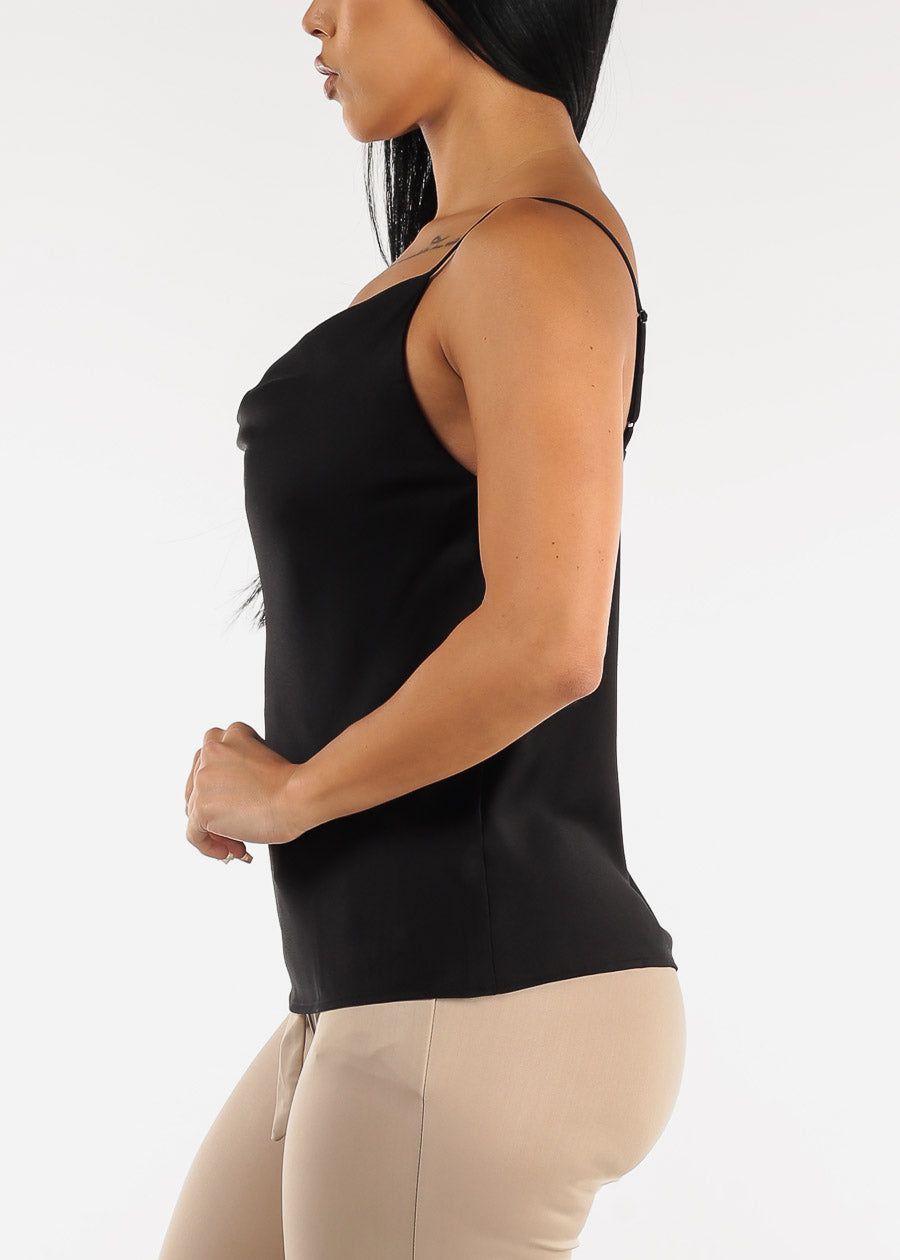 Sleeveless Cowl Neckline Cami Top Black sold by Moda product image thumbnail 3
