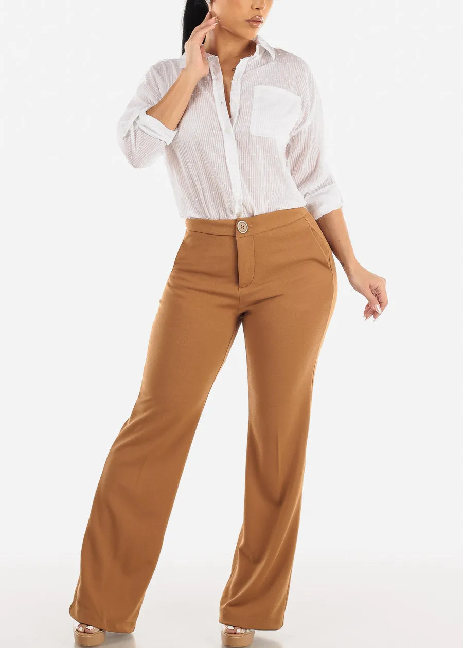 White Button Down Long Sleeve Cotton Shirt sold by Moda product image thumbnail 2