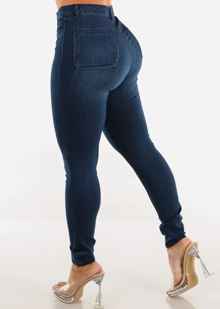 Super High Waisted Super Stretch Skinny Jeans sold by Moda product image thumbnail 4