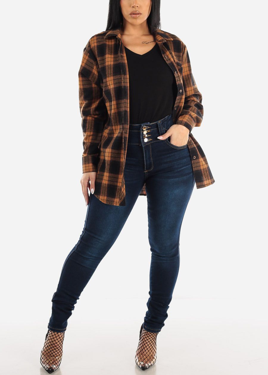 Short Sleeve Round Hem Black Top sold by Moda product image thumbnail 2