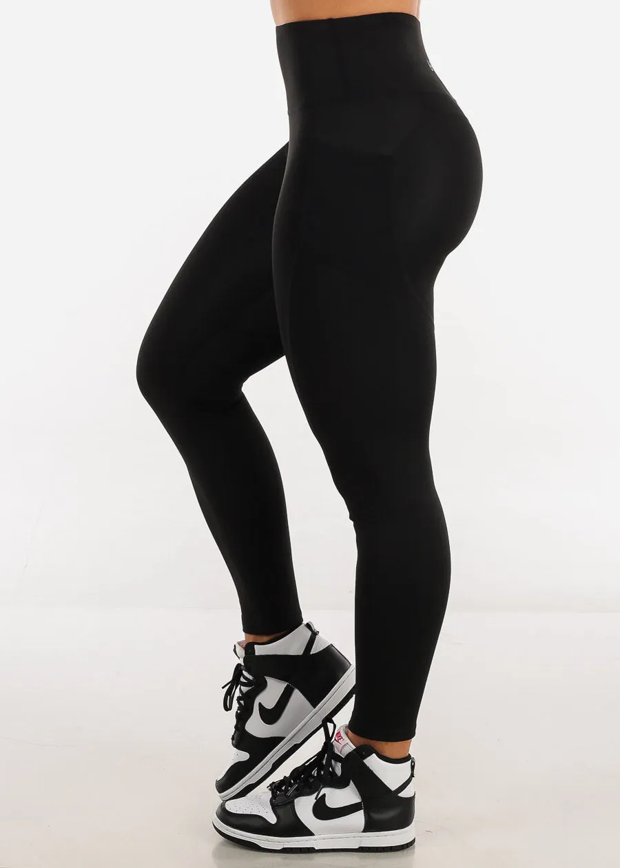 Black High Rise Sweetheart Butt Activewear Leggings sold by Moda product image thumbnail 4