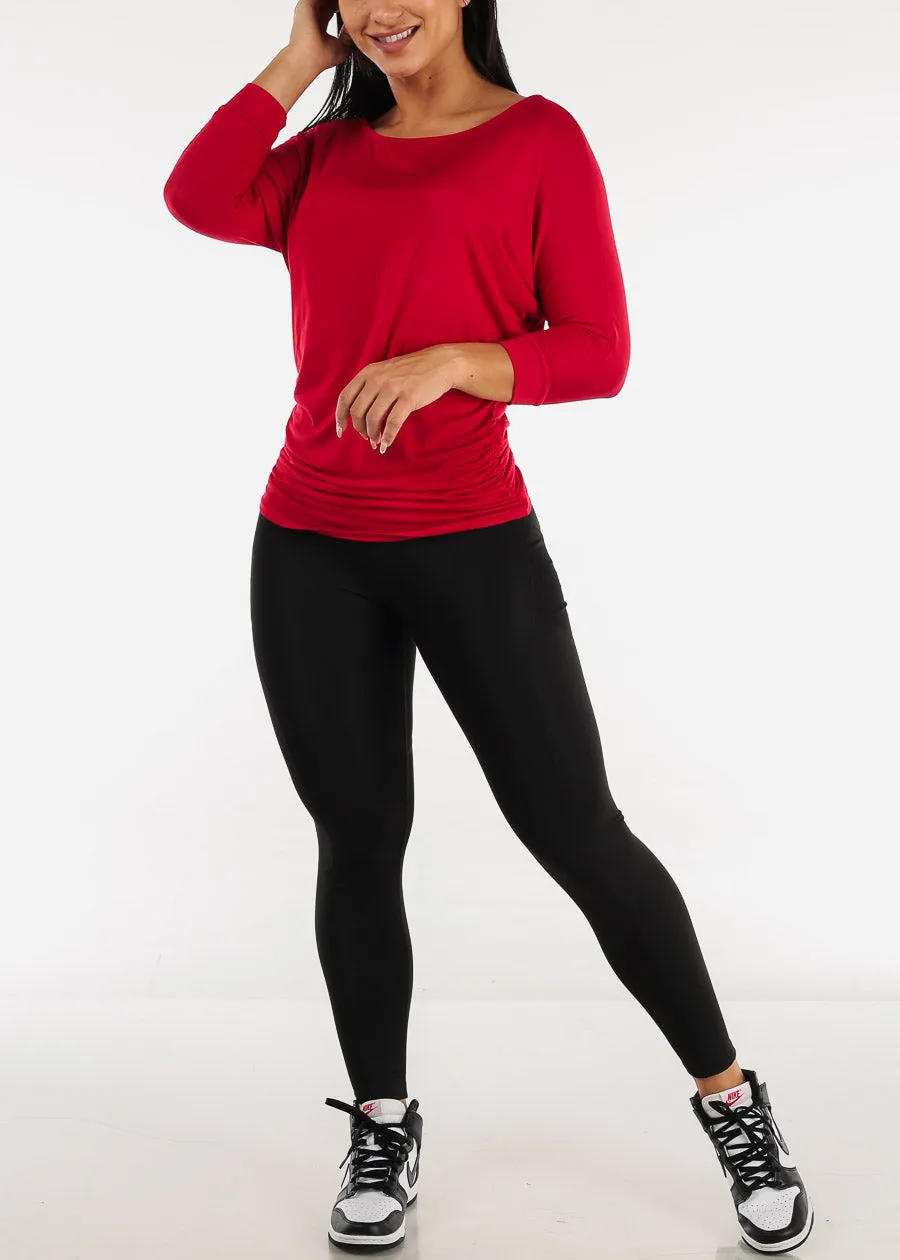 Black High Rise Sweetheart Butt Activewear Leggings sold by Moda product image thumbnail 2