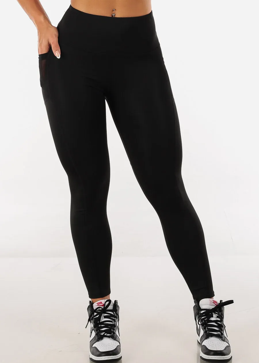 Black High Rise Sweetheart Butt Activewear Leggings sold by Moda product image thumbnail 3