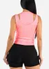 Sleeveless Layered Tank Top Neon Pink sold by Moda