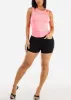 Sleeveless Layered Tank Top Neon Pink sold by Moda