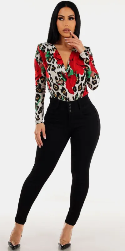 Floral & Lift Denim Outfit sold by Moda