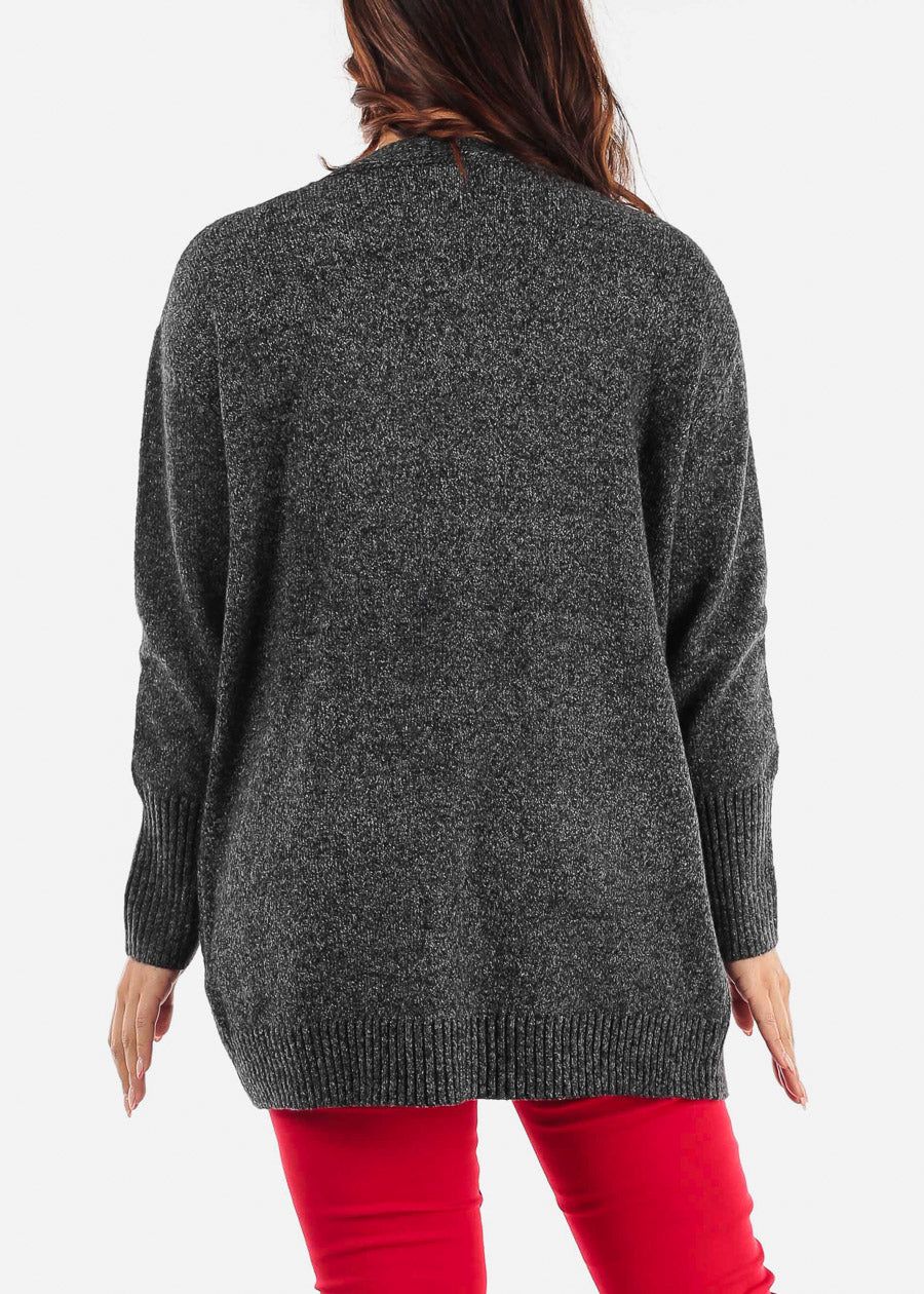 Long Sleeve Charcoal Cardigan w Pockets sold by Moda product image thumbnail 4