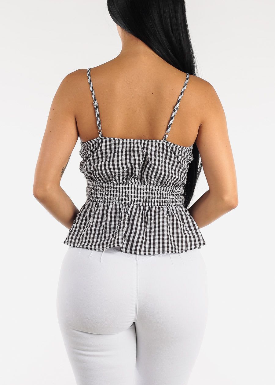 Spaghetti Peplum Spandex Waist Top sold by Moda product image thumbnail 4