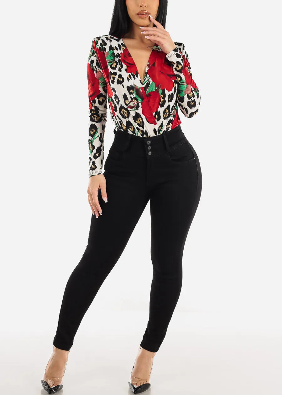 Black Super High Waist Butt Lifting Skinny Jeans sold by Moda product image thumbnail 2