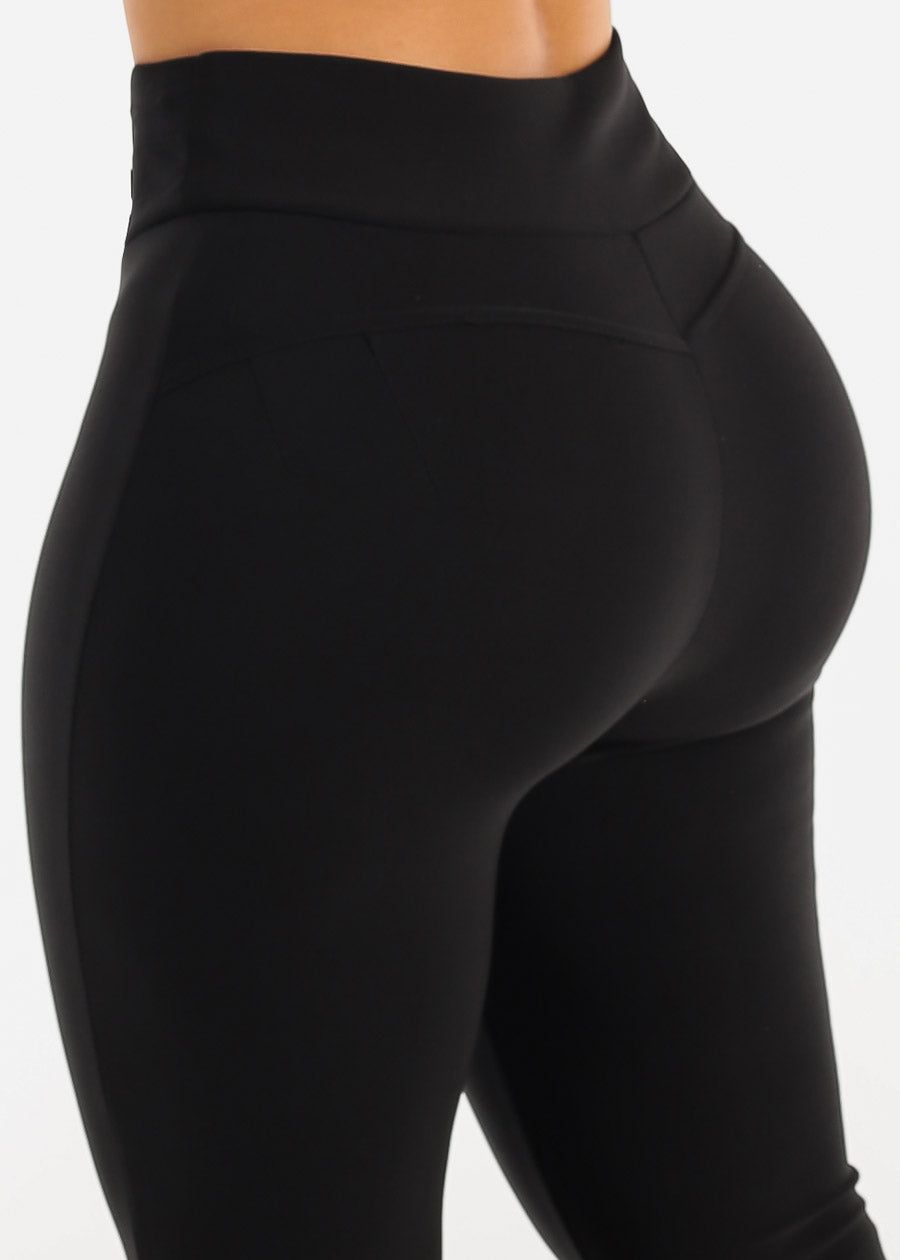 Super High Waist Butt Lifting Black Skinny Pants sold by Moda