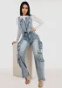 Long Sleeve White Crewneck Ribbed Sweater sold by Moda