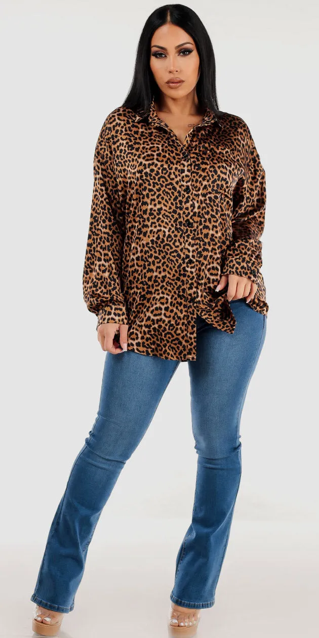 Leopard Butt Lift Bootcut Look sold by Moda