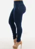 Super High Waist Butt Lifting Skinny Jeans Dark Navy sold by Moda