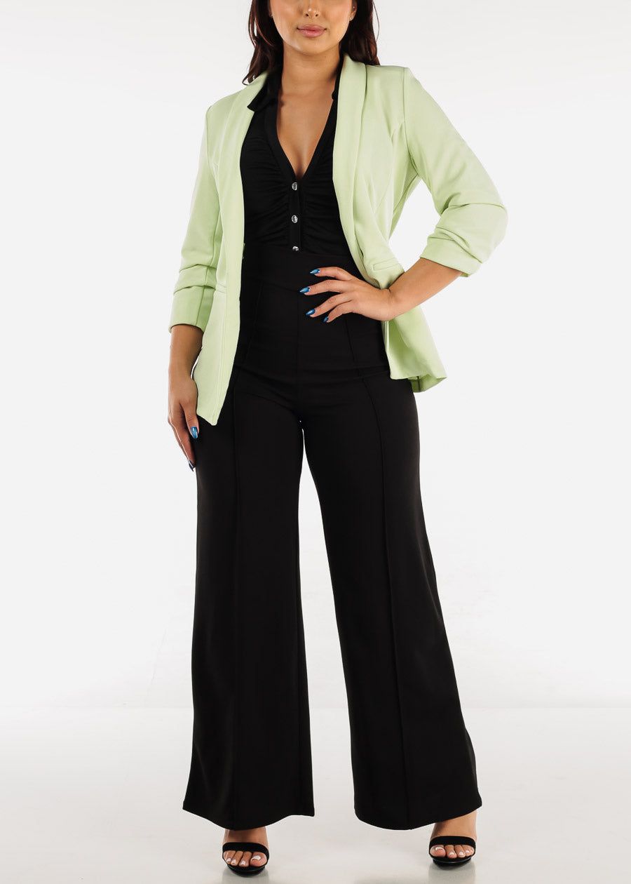 High Waisted Wide Legged Pants Black sold by Moda product image thumbnail 2