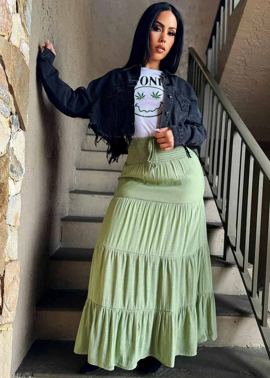 Short Sleeve White Graphic Crop Top "Stoned" sold by Moda product image thumbnail 3