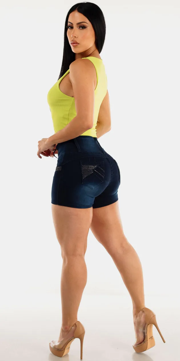 Neon Lime Butt Lift Denim Combo sold by Moda product image thumbnail 2