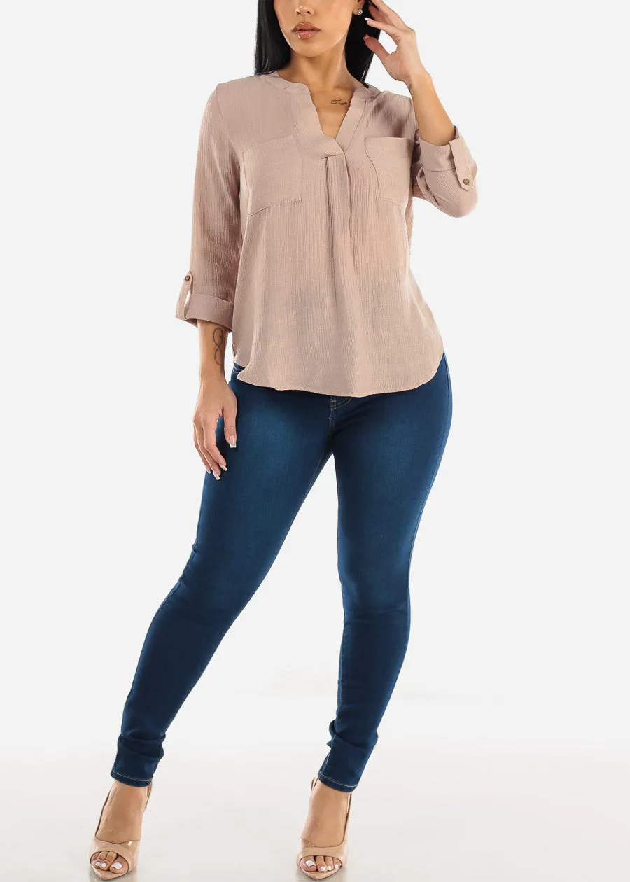 Super High Waist Levantacola Skinny Jeans Indigo sold by Moda product image thumbnail 2