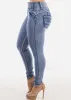Butt Lift High Waisted Skinny Jeans Light Wash sold by Moda