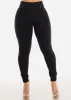 High Waisted Pull On Black Stretch Skinny Pants sold by Moda