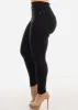 High Waisted Pull On Black Stretch Skinny Pants sold by Moda