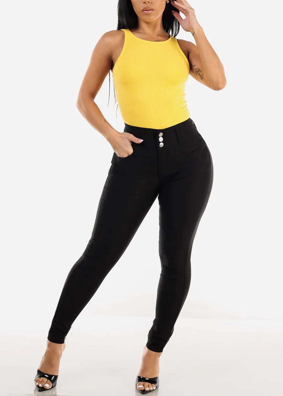 MX JEANS Black High Waist Butt Lift Levanta Cola Jeggings sold by Moda product image thumbnail 4