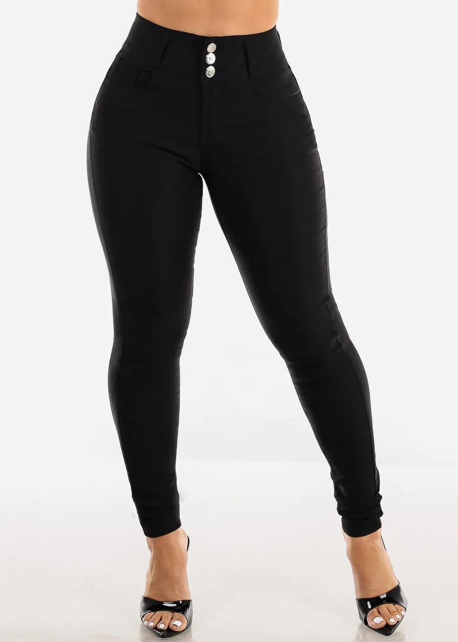 MX JEANS Black High Waist Butt Lift Levanta Cola Jeggings sold by Moda product image thumbnail 5