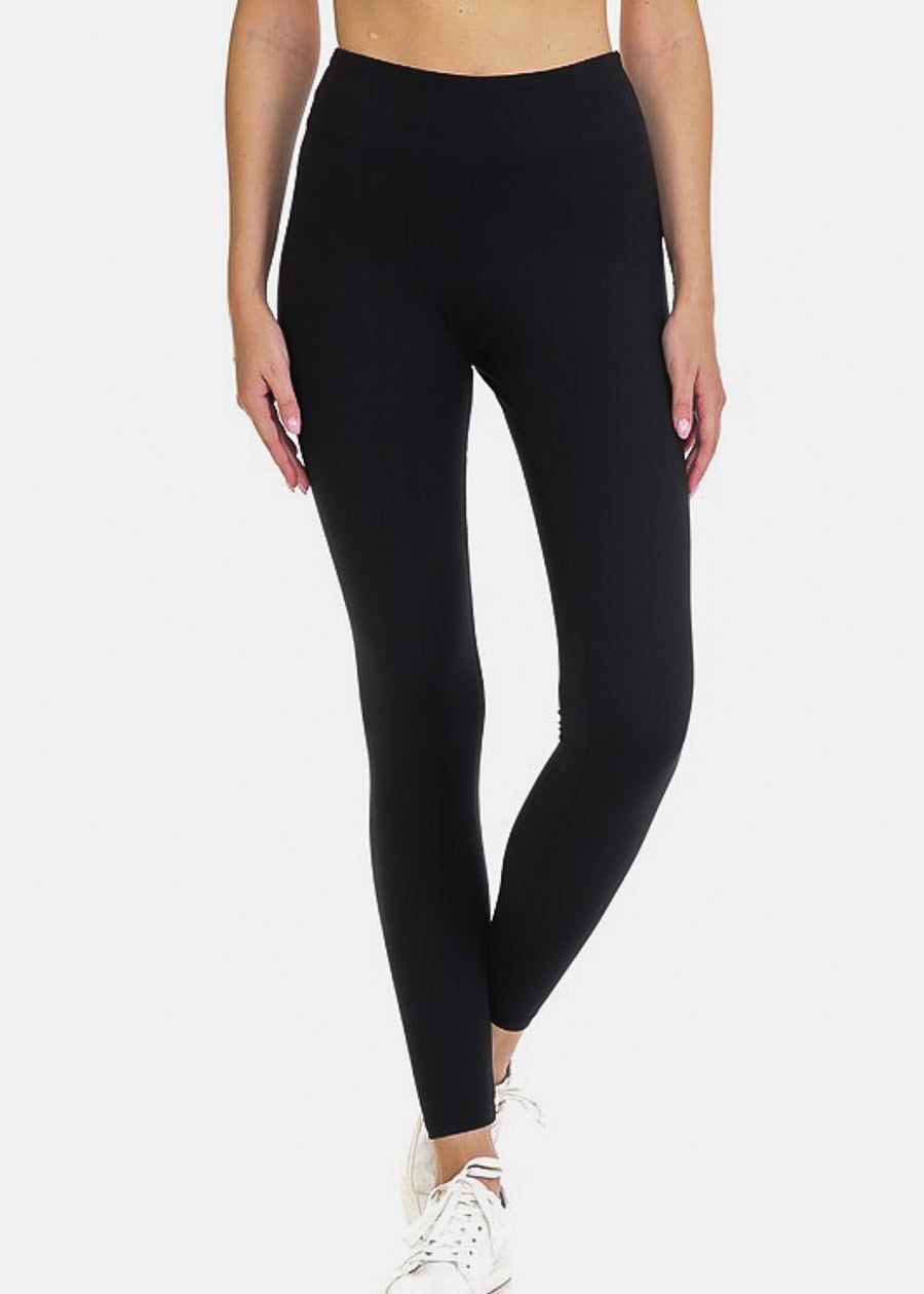 Activewear High Waisted Black Leggings sold by Moda