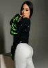 High Waist White Butt Lifting 3 Button Skinny Jeans sold by Moda