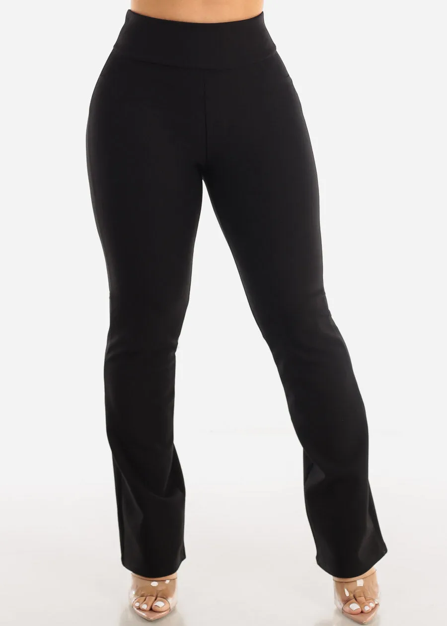 Black High Waist Dressy Bootcut Pants sold by Moda product image thumbnail 3