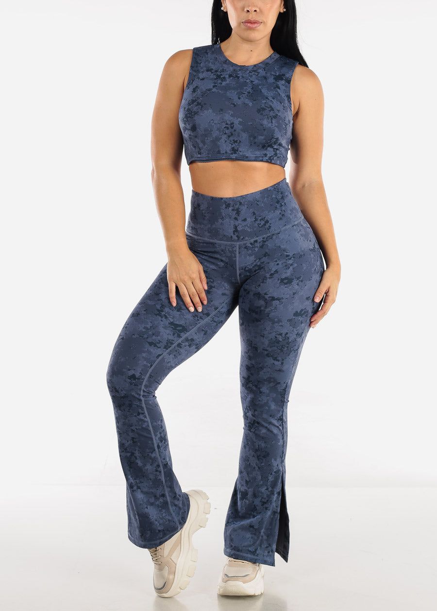 MONO B Activewear Navy Printed Sports Bra sold by Moda product image thumbnail 4