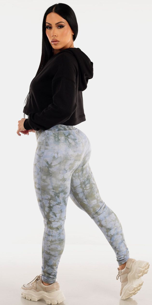 Tie Dye Leggings Hoodie Combo sold by Moda product image thumbnail 2