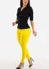 Black Quarter Sleeve Ruched Collared Blouse sold by Moda