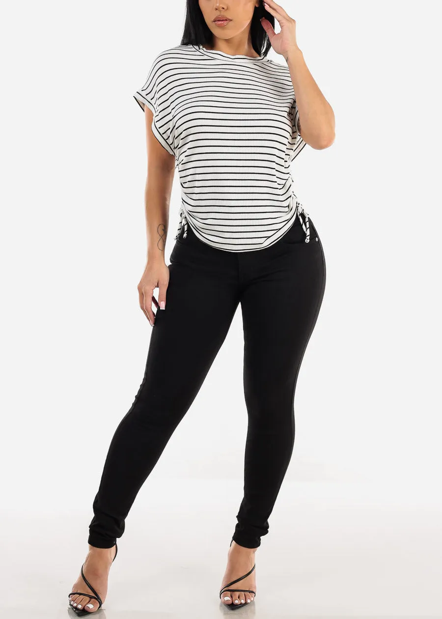 Butt Lift Super High Waist Black Skinny Jeans sold by Moda product image thumbnail 2