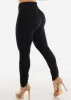 Super High Waisted Black Butt Lifting Skinny Jeans sold by Moda