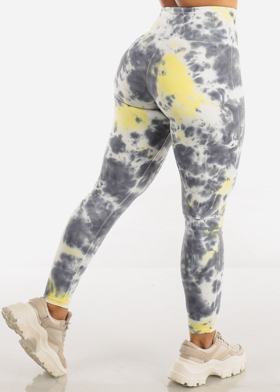 MONO B High Waisted Tie Dye Active Leggings sold by Moda product image thumbnail 5