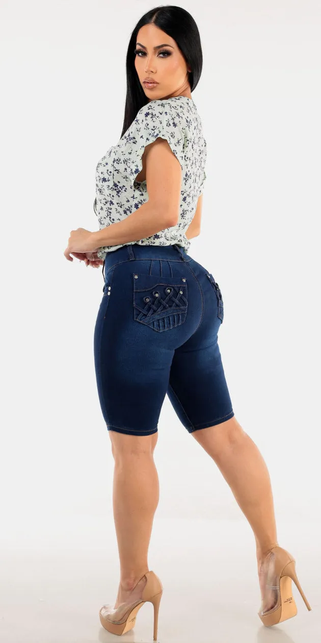 Floral Butt Lift Denim Look sold by Moda product image thumbnail 2