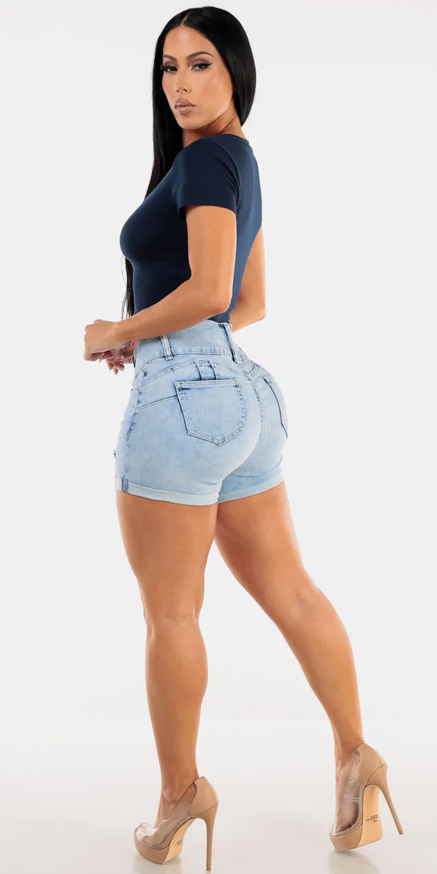 Navy Butt Lift Denim Combo sold by Moda product image thumbnail 2