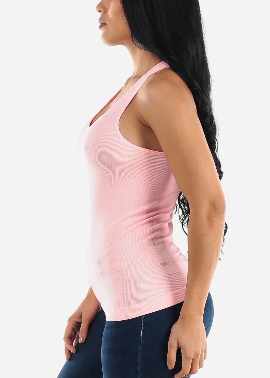 One Size Racerback Seamless Top (Pink) sold by Moda product image thumbnail 3